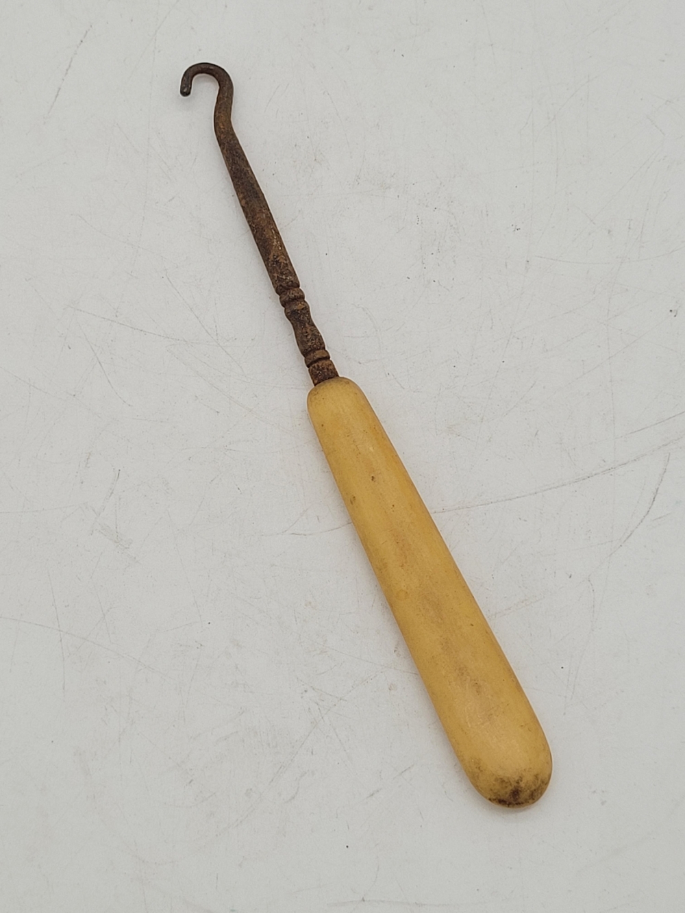 Vintage, Victorian Style, Shoe Boot, Corset Lace, Button Puller Bakelite Handle